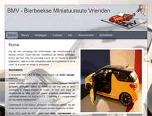 Tablet Screenshot of miniatuurautoclub-bmv.be